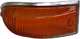 Blinkerglas links f�r Opel Kadett A,  orange, mit Chromrand. | www.oldtimer-lampen.de