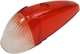 Blinkerglas orange-wei� f�r VW K�fer 1200,  schmal, links und rechts passend. | www.oldtimer-lampen.de