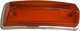 Blinkerglas rechts f�r VW Transporter ab 1968, orange, mit Chromrand. | www.oldtimer-lampen.de
