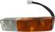 Blinkergeh�use links f�r Alfa Romeo Spider 2000 Pininfarina, wei�-orange. F�r Altissimo-Blinkanlagen. | www.oldtimer-lampen.de