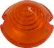 Blinkerkappe Innocenti Mini, rund, rechts und links passend, orange. | www.oldtimer-lampen.de
