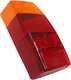 R�cklichtkappe Innocenti Mini, rot-orange, links passend, f�r Carello-R�ckleuchten. | www.oldtimer-lampen.de