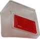 R�cklichtkappe links Innocenti Mini, wei�-rot, f�r Altissimo-R�ckleuchten. | www.oldtimer-lampen.de