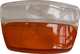 Blinkerkappe f�r Lancia Flavia I Serie, rechts und links passend, wei�-orange. | www.oldtimer-lampen.de