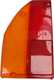 R�cklichtkappe Lancia Beta BN, links passend, rot-orange, f�r Altissimo-R�ckleuchten. | www.oldtimer-lampen.de