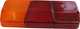 R�cklichtkappe f�r Mercedes 406D/408D/508D/608D, links passend, rot-orange. | www.oldtimer-lampen.de