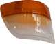 Blinkerkappe Saab 90 (1977 - 1981), 99 (1987 - ), rechts passend, orange-wei�, f�r Seima-Blinker. | www.oldtimer-lampen.de