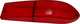 R�ckleuchtenglas f�r Ferrari F250, links passend, rot-rot (Nr. 25501.0). | www.oldtimer-lampen.de
