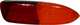 R�ckleuchtenglas f�r Ferrari 250GTE, rechts und links passend, rot-orange. | www.oldtimer-lampen.de