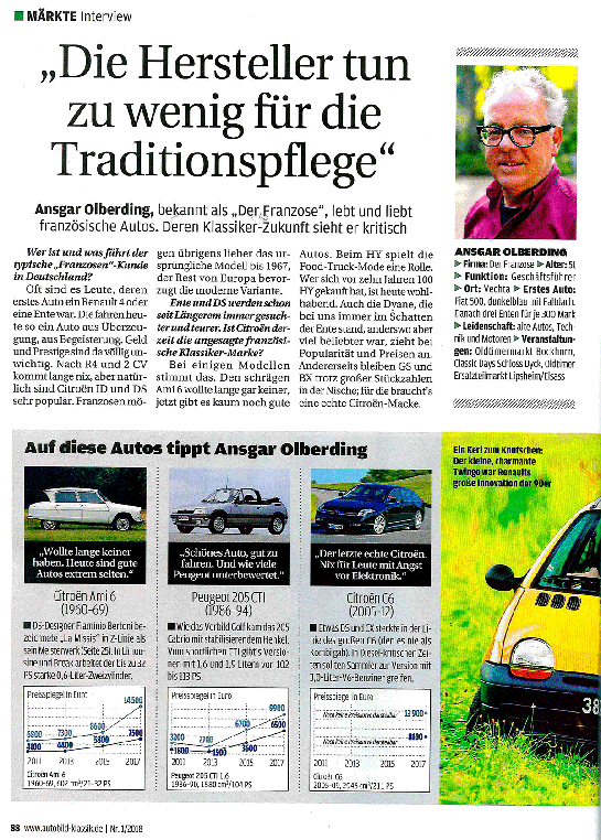 Autobild-Klassik Ausgabe 01/2018 - Ansgar Olberding